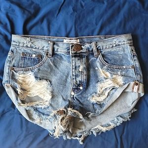 One Teaspoon Bandits Shorts size 28